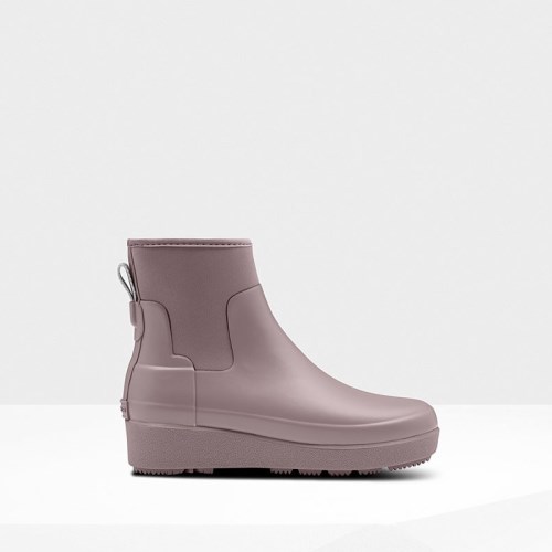 Hunter Refined Slim Fit Neoprene Chelsea Creeper Boots (K368J) Ireland